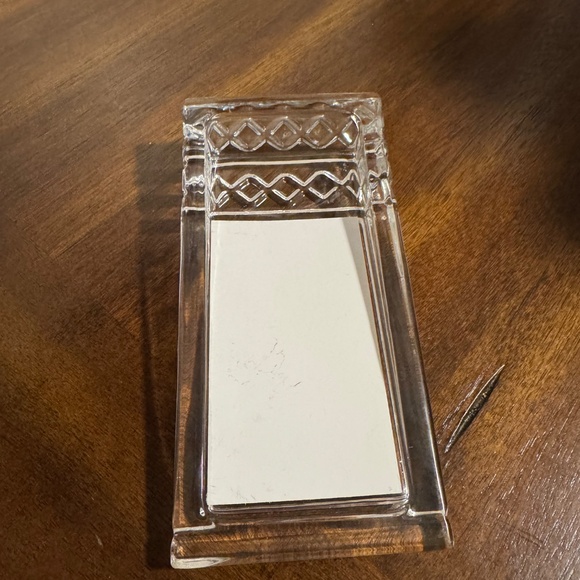 Business Card or Note Pad Glass Tray - Picture 9 of 9